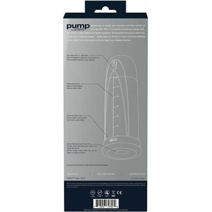 Pump Rechargeable Vacuum Penis Pump Black - Image 3