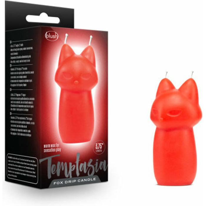 Temptasia Fox Candle Red - Image 1