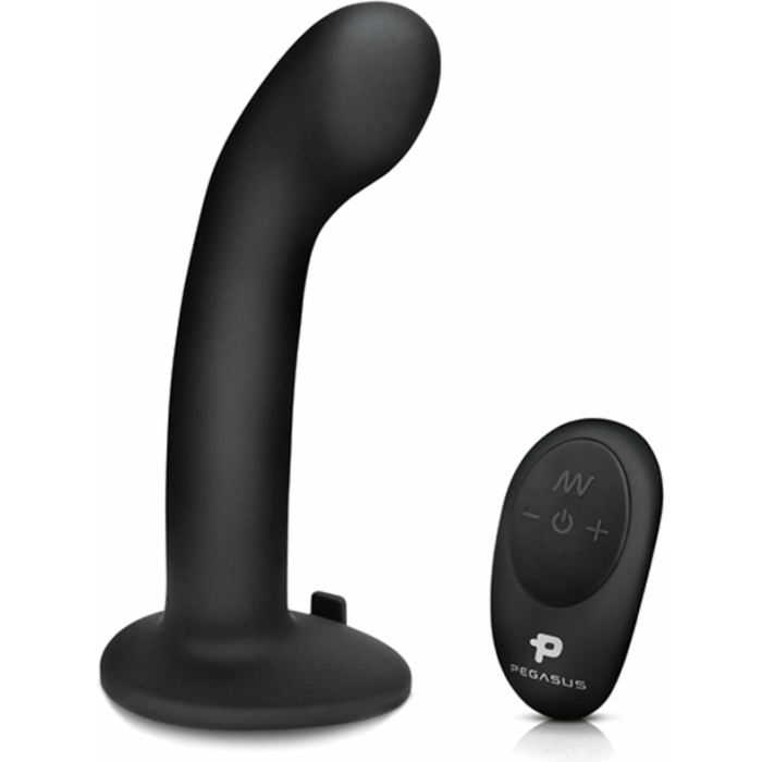 Pegasus 6" Wirelss Remote Control P-spot/g-spot Peg With Harness Black - Image 1