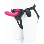 Pegasus 6" Wireless Remote Control Curved Ripple Peg With Harness Pink