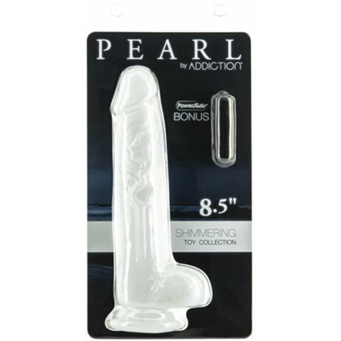 Addiction Pearl Dong 8.5 In W/power Bullet - Image 1