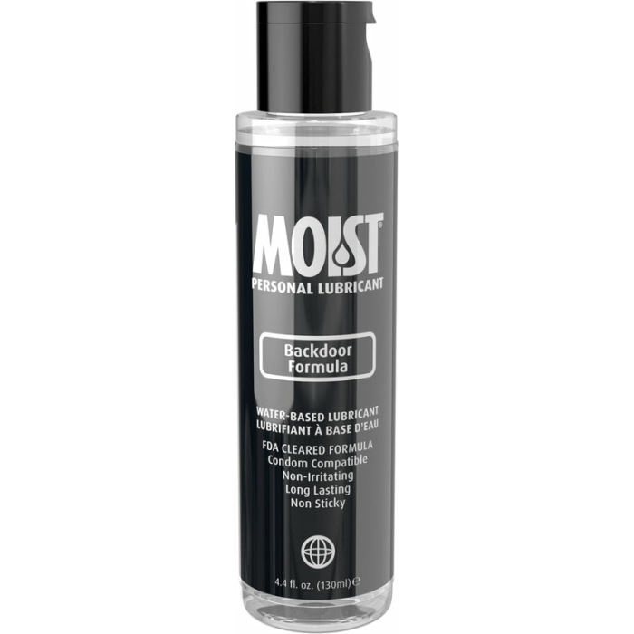Moist Personal Lubricant Backdoor Formula 4.4 Oz - Image 1