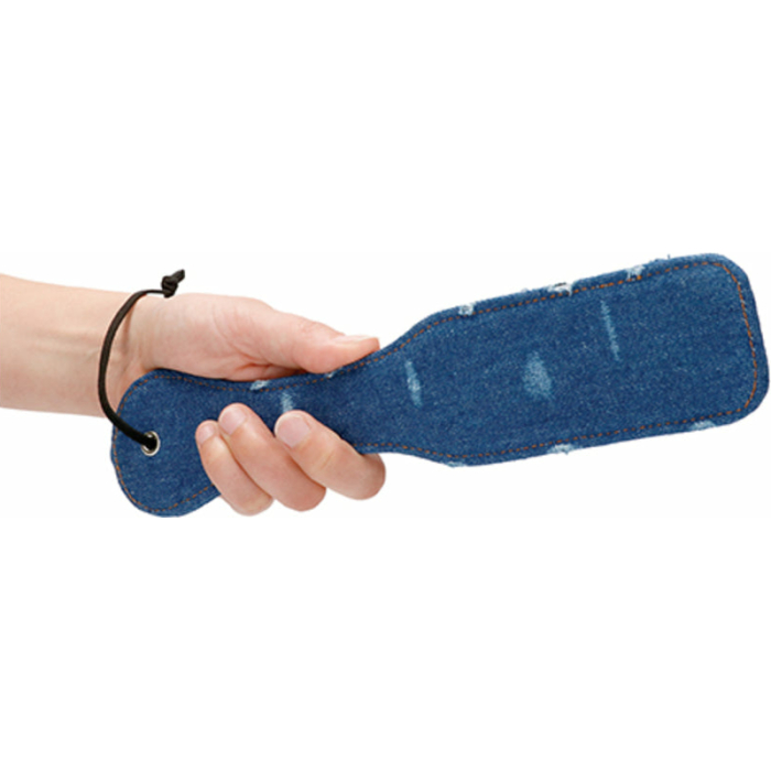 Ouch! Denim Paddle - Roughened Denim Style - Blue - Image 2