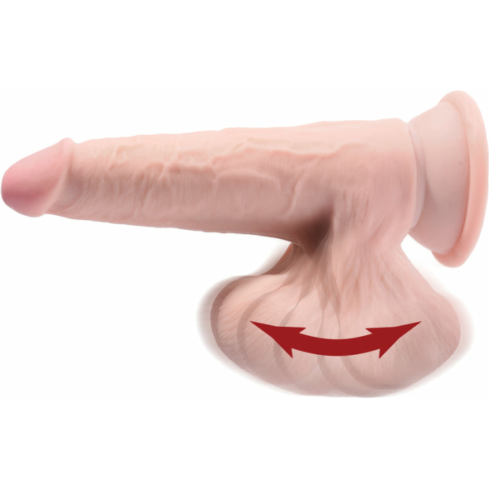 King Cock Triple Density Cock 7 In With Swinging Balls - Image 2