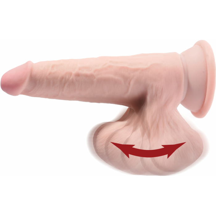 King Cock Triple Density Cock 8 In With Swinging Balls - Image 2