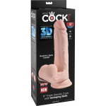 King Cock Triple Density Cock 9 In With Swinging Balls - Image 3