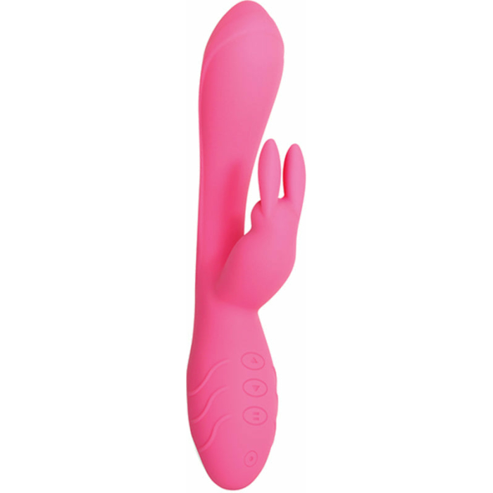 Evolved Bunny Kisses Rechargeable Silicone - Pink - Image 1