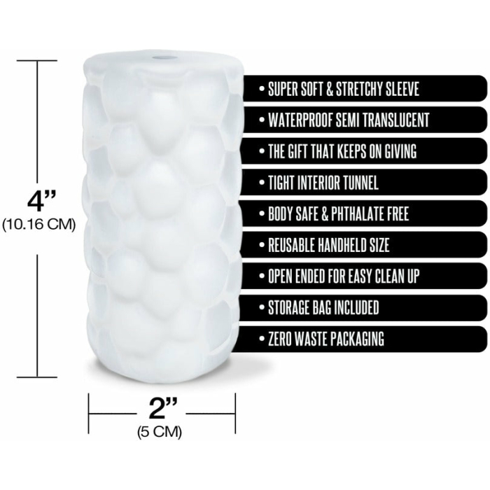 Pleasure Package Use With Caution - Tight Textured Stroker - Image 3