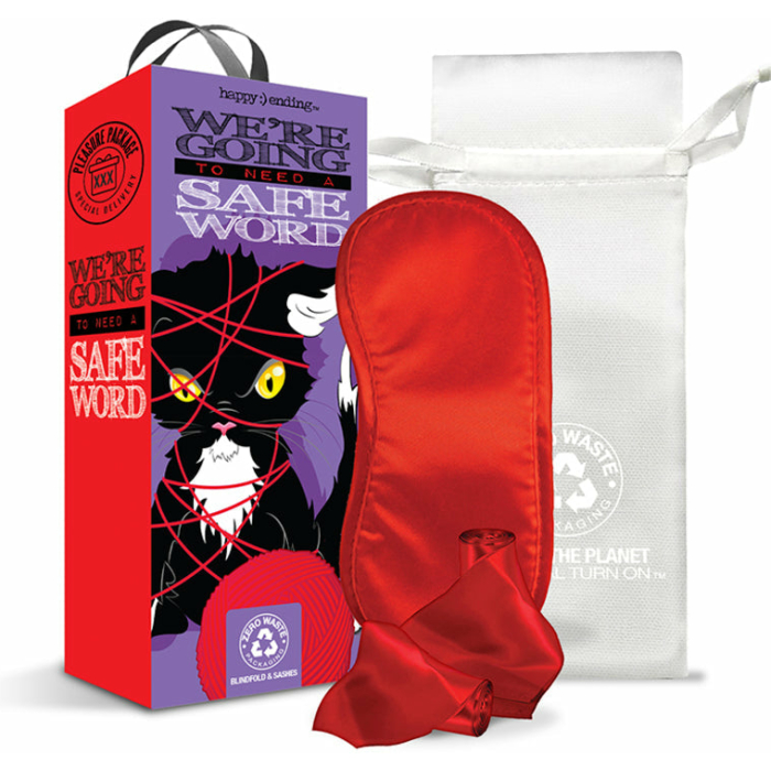 Pleasure Package We're Going To Need A Safe Word - Blindfold, Wrist, And Ankle Sashes - Image 2