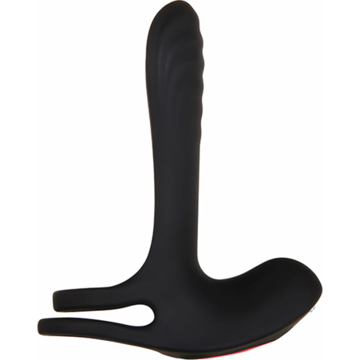 Zt Vibrating Girth Enhancer Rechargable Black - Image 1