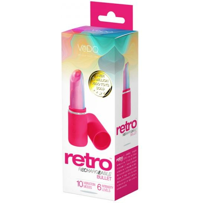 Vedo Retro Rechargeable Bullet Pink - Image 1