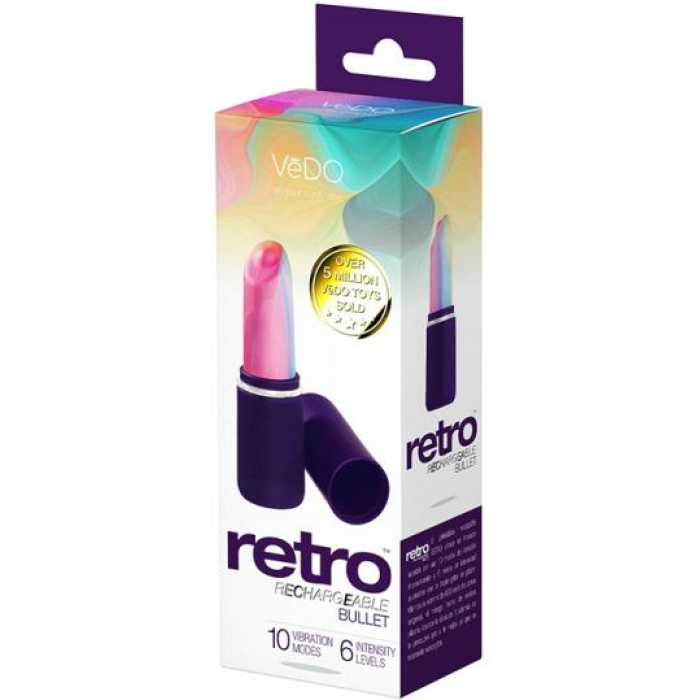 Vedo Retro Rechargeable Bullet Purple - Image 1