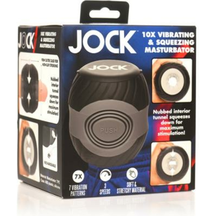 Jock 10x Vibrating Double Masturbator - Image 1