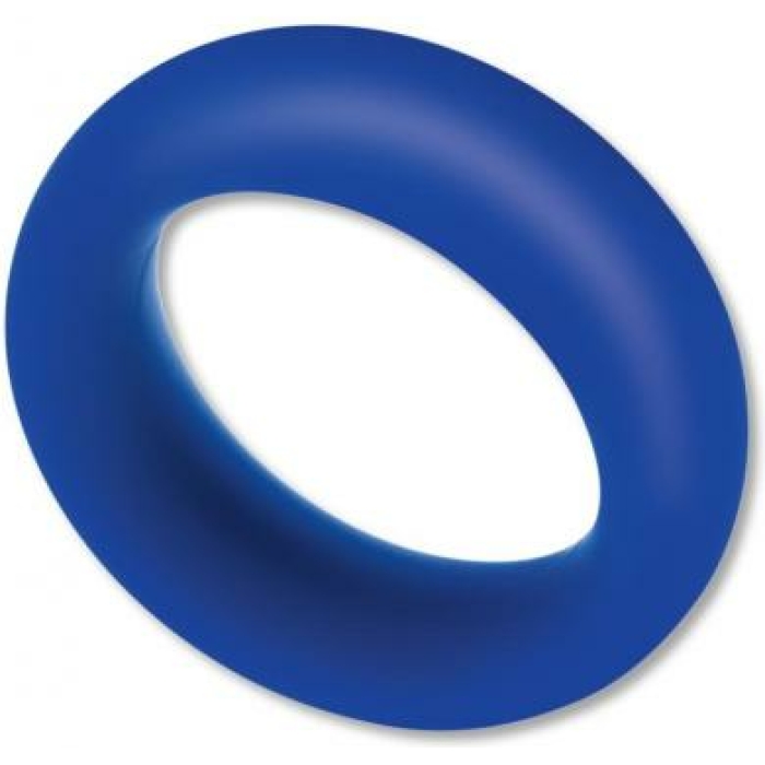 Zolo Extra Thick Silicone Cock Ring - Blue - Image 1
