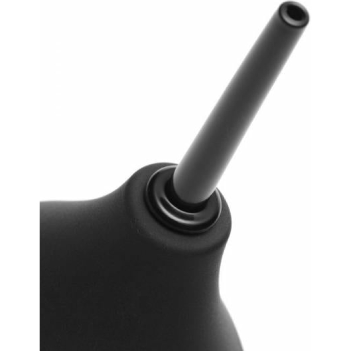 Clean Stream Thin Tip Silicone Enema Bulb Black - Image 3