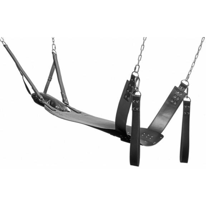 Strict Extreme Sling with Stirrups and Pillow Black - Image 2