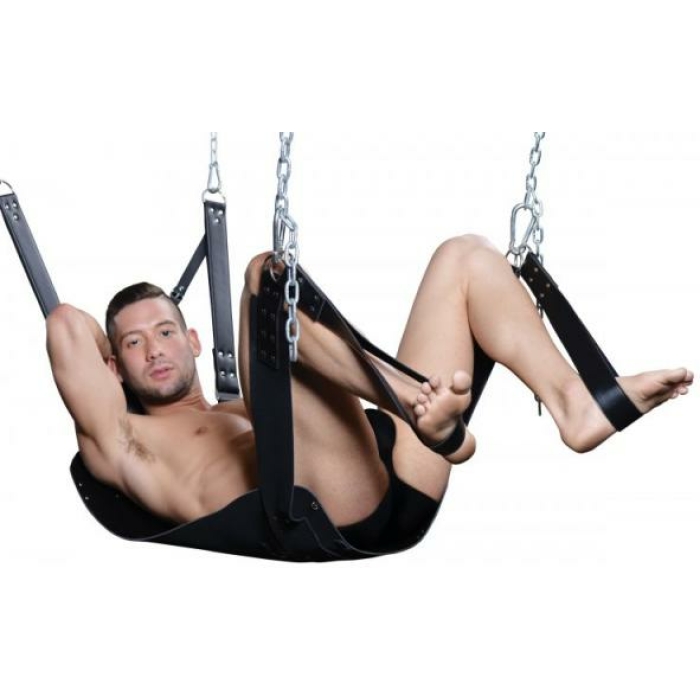 Strict Extreme Sling with Stirrups and Pillow Black - Image 1