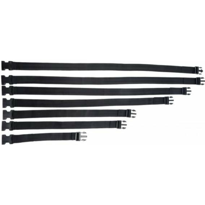 Subdued Full Body Straps Nylon Restraints Black - Image 2