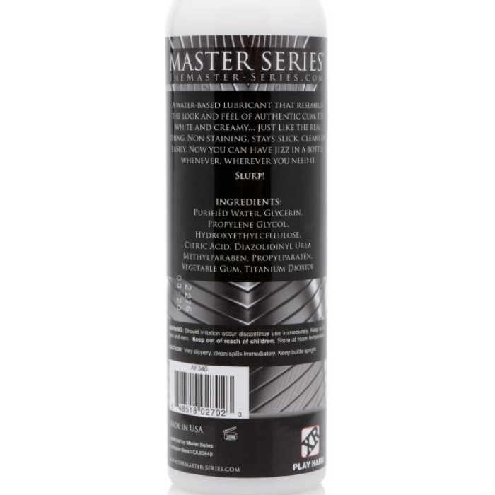 Jizz Unscented Water Based Lube 8oz - Image 2
