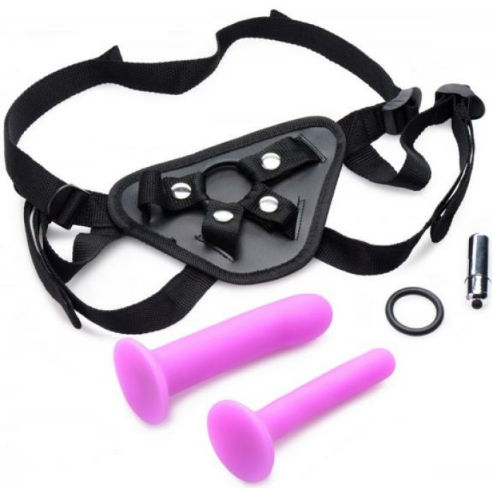 Double-G Deluxe Vibrating Strap On Kit - Image 2