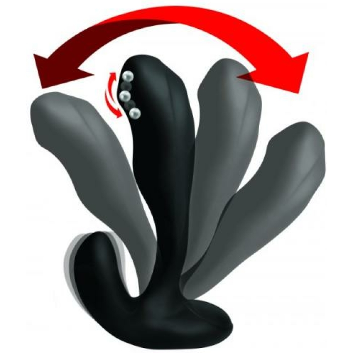 Alpha Pro 7X Bendable Prostate Stimulator With Stroking Bead - Image 3