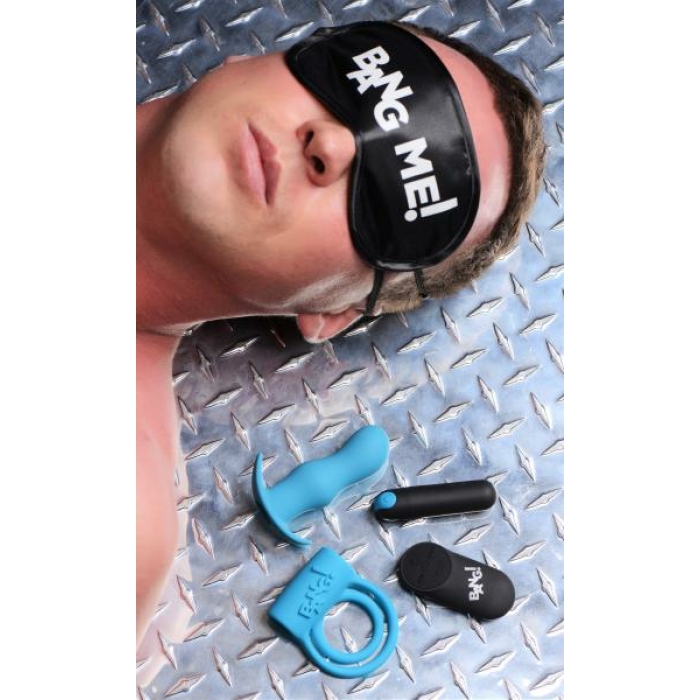 Duo Blast Remote Control Cock Ring And Butt Plug Vibe Kit - Image 1
