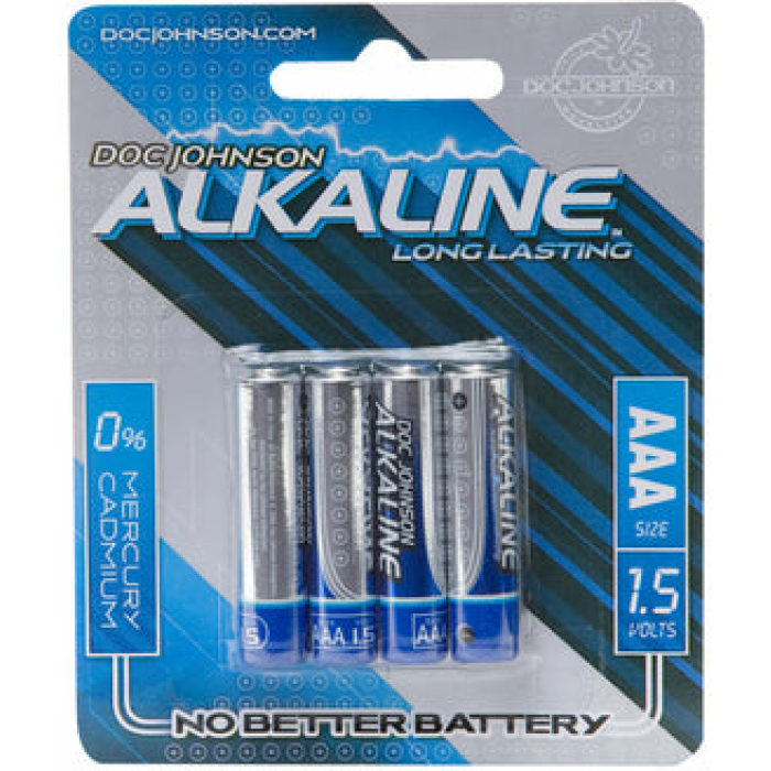 Doc Johnson Alkaline Batteries - 4 Pack AAA - Image 2