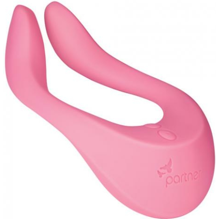 Satisfyer Partner Multifun 2 Pink Couples Vibrator - Image 1