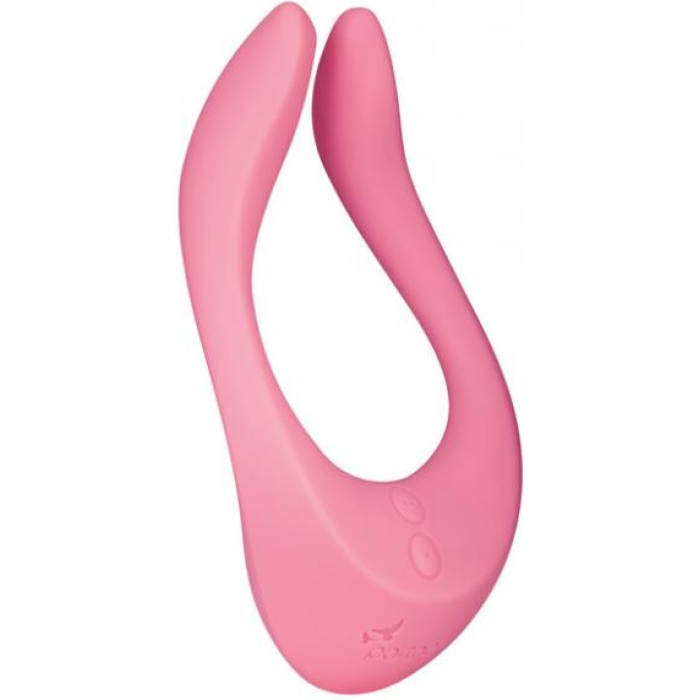 Satisfyer Partner Multifun 2 Pink Couples Vibrator - Image 2