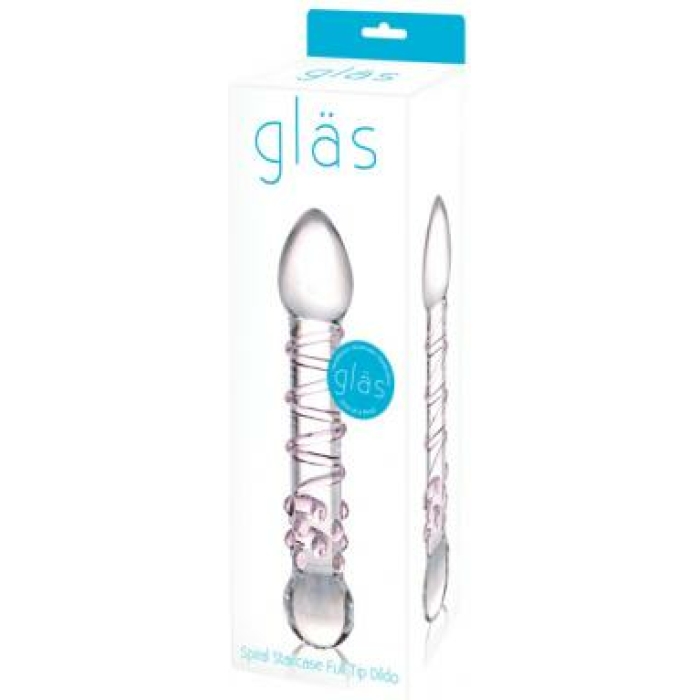 Spiral Staircase Full Tip Glass Dildo - Image 2