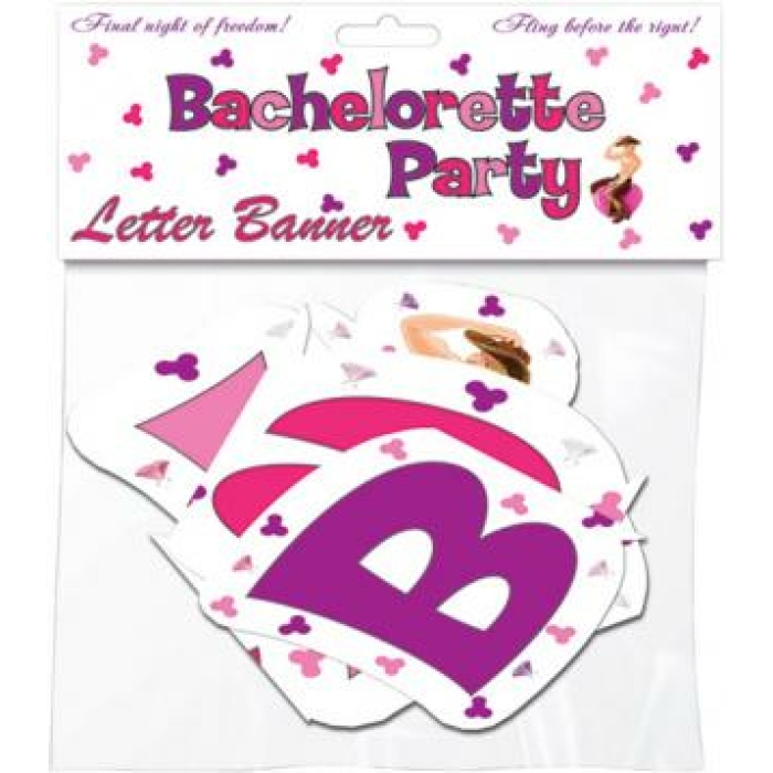 Bachelorette party letter banner - Image 1