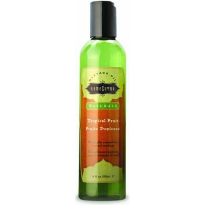 Naturals Massage Oil Tropical Fruits 8 Ounce - Image 1