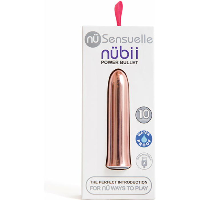 Nu Sensuelle Nubii 15 Function Bullet - Rose Gold - Image 1