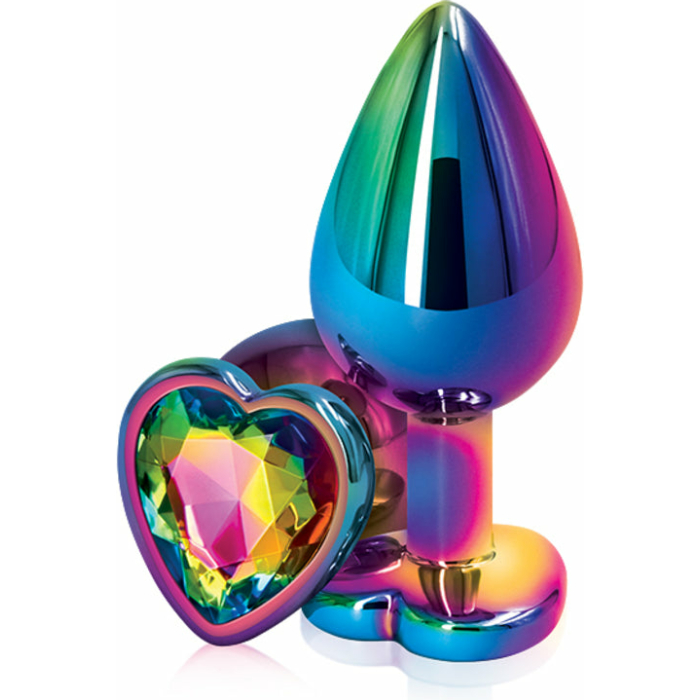 Rear Assets Mulitcolor Heart Medium Rainbow - Image 1