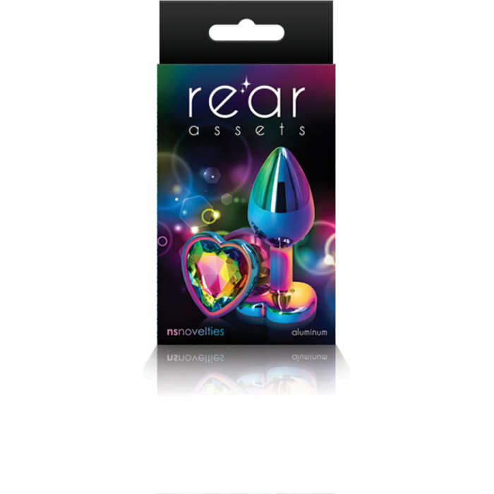Rear Assets Mulitcolor Heart Medium Rainbow - Image 2