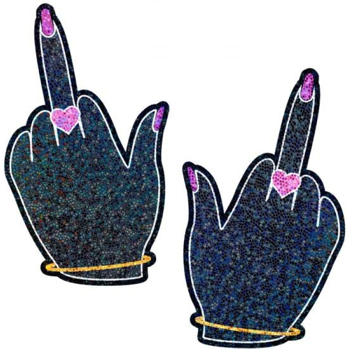 Pastease Glittering F You Lady Hands - Image 1
