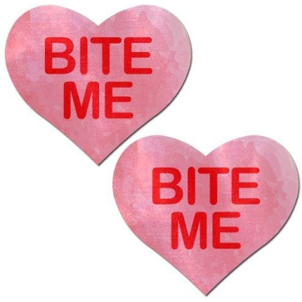 Pastease Bite Me Heart - Pink/red O/s