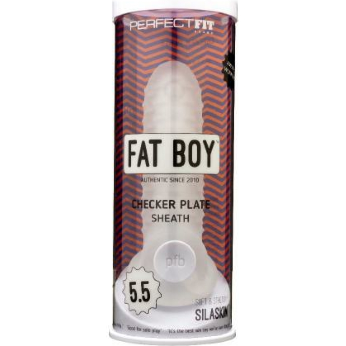 Perfect Fit Fat Boy Checker Box Sheath 5.5in Clear - Image 1