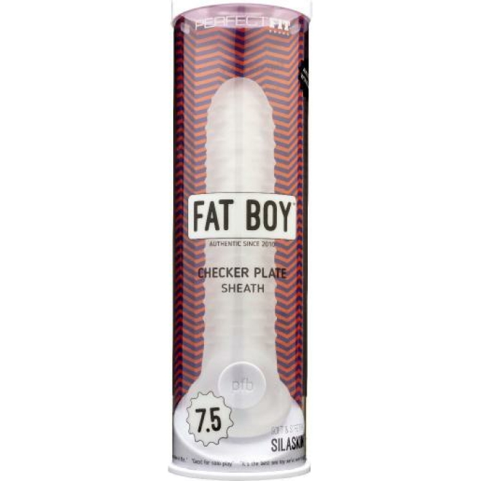 Perfect Fit Fat Boy Checker Box Sheath 7.5in Clear - Image 1