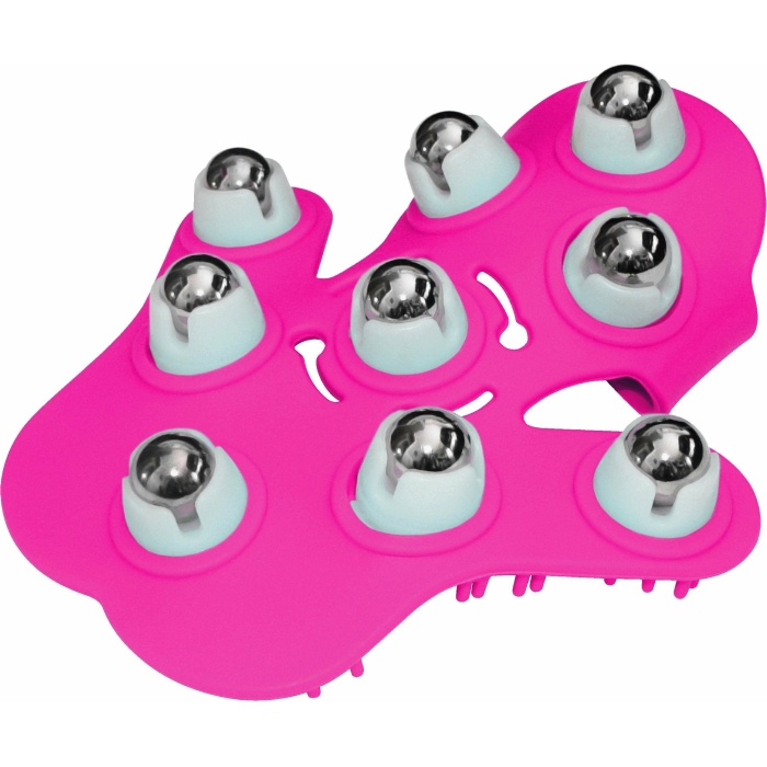 Fuzu Glove Massager - Neon Pink - Image 1