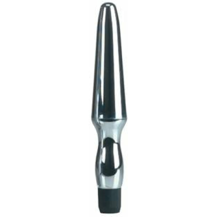 Vibrating Waterproof Anal Probe Silver