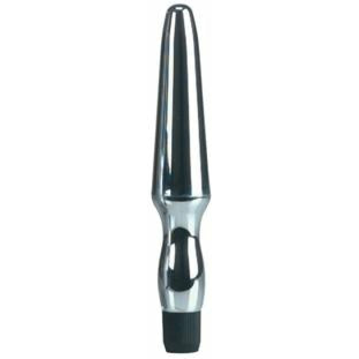Vibrating Waterproof Anal Probe Silver - Image 1