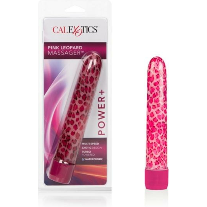 Pink Leopard  Waterproof  6.5 Inch Massager - Image 3