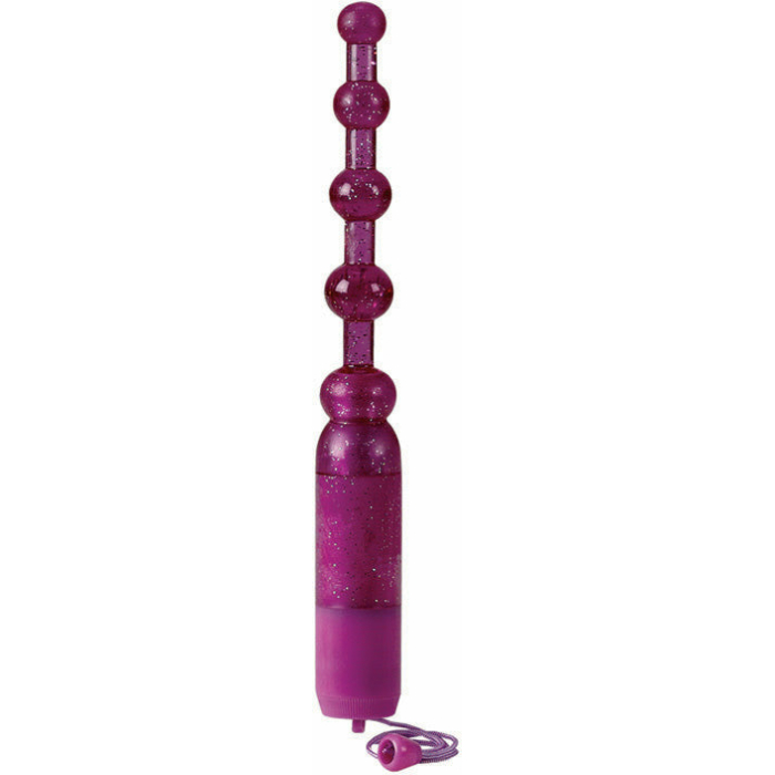 Vibrating Pleasure Beads Purple - Image 1