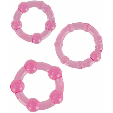 Silicone Island Rings-pink