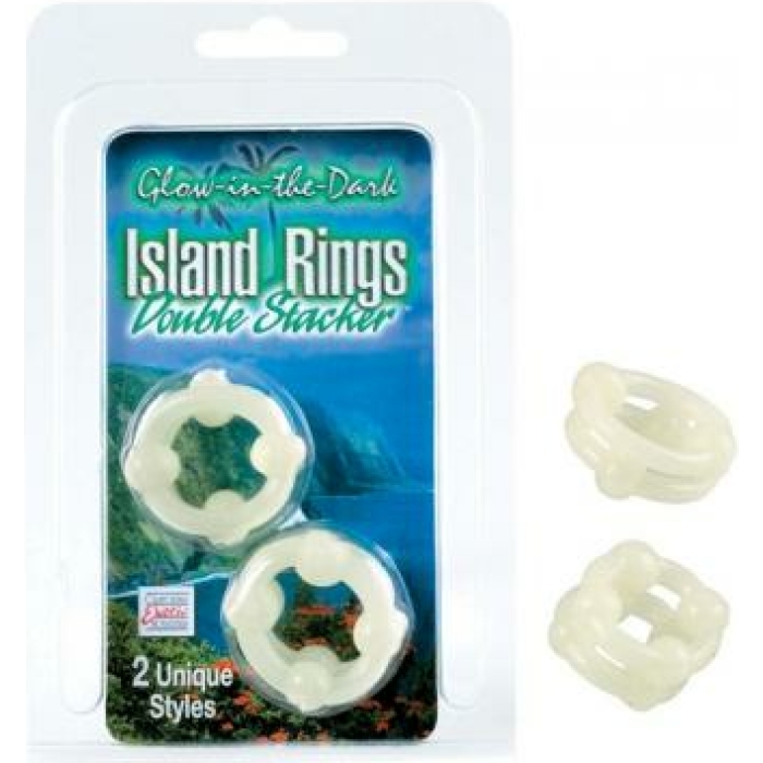 Island Double Stacker Rings -Glow - Image 3