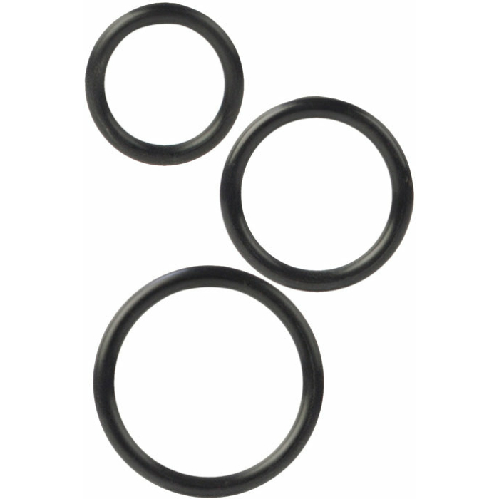 Silicone Support Rings - Black - Image 1