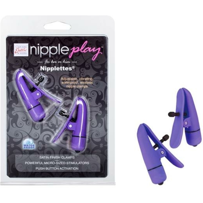 Nipplettes Purple Nipple Clamps - Image 2