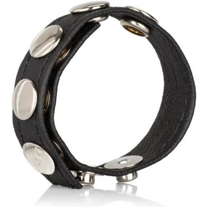 Colt Leather Cock Ball Strap 5 Snap Fastener Black - Image 2