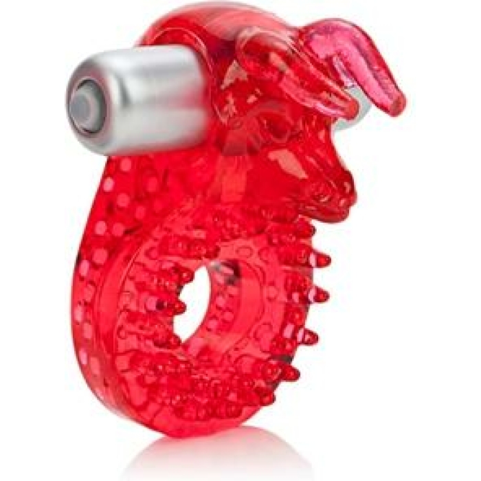 Couples Raging Bull Red Vibrating Ring - Image 1